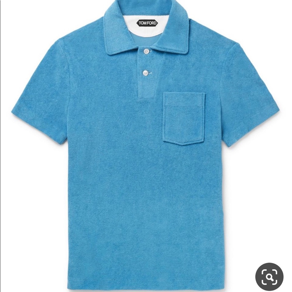Tom Ford Men’s Terry-Cloth Polo
